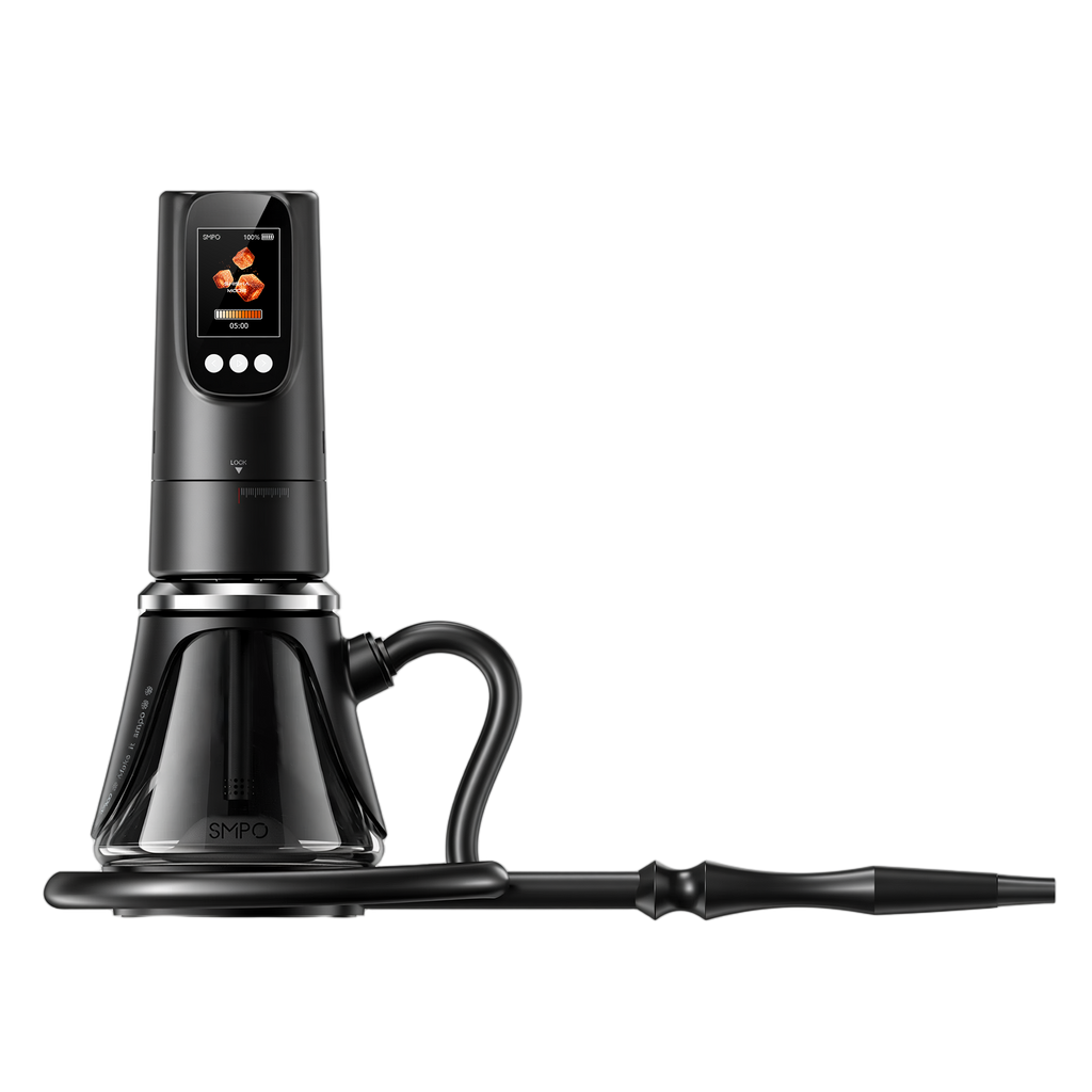 SMPO HUKKA Kohlefreie E-Shisha Schwarz